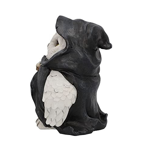 Reapers Flight Owl Lantern Figurine, White 17cm 2