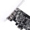 Firewire PCI Express Card, PCI-E PCI Express Firewire 1394a IEEE 1394 Controller Card with Firewire Cable, Firewire Port 6