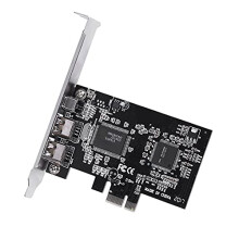 Firewire PCI Express Card, PCI-E PCI Express Firewire 1394a IEEE 1394 Controller Card with Firewire Cable, Firewire Port