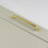 Polished Brass Cabinet Tapered Modern Handle 160mm Centres 3