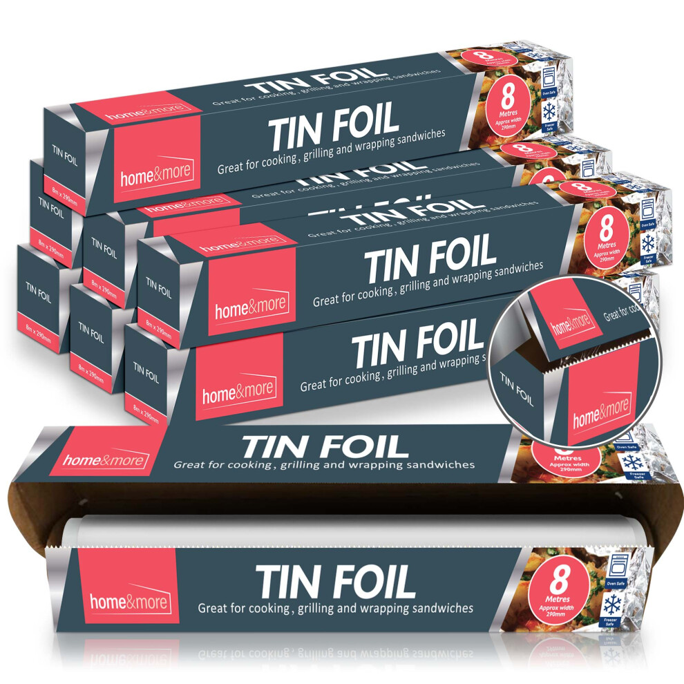 12pk Tin Foil Roll Bulk Case Pack Extra Wide 29cm x 8m | 96M Total