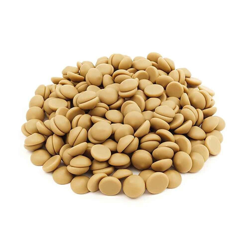 (250g) Belgian Gold Caramel Chocolate Round Chips 2