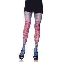 Leg Avenue Women's Rainbow Zebra Print Tights