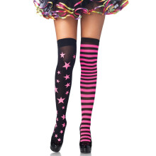 Leg Avenue Stars and Stripes Thigh High Tights