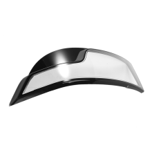 Couvercle de feu arrière pour Land Rover Range Rover Evoque 2012-2015 - Coque de lampe PC transparente et noire, protection UV, style élégant