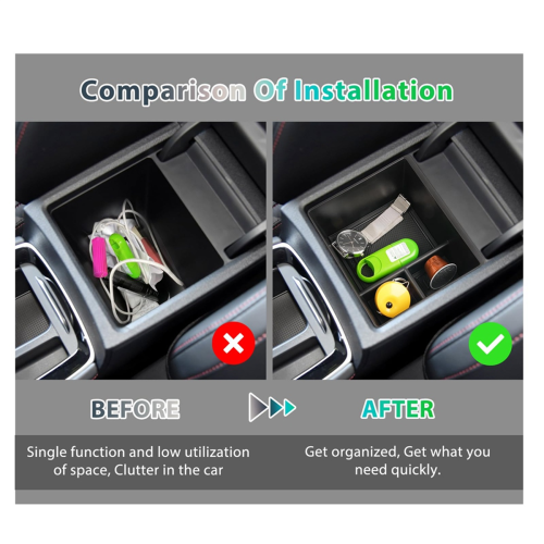 For HS/MG EHS EV 18-24 Centre Console Organiser Armrest Storage Box 2