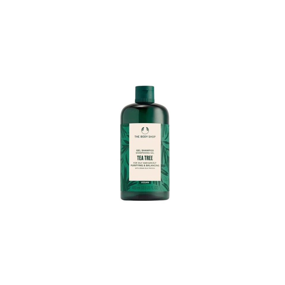 Body Shop Tea Tree Gel Shampoo for Oily Hair & Scalp - 250ml - VEGAN