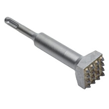 Electric Breaker Hammer Bits, Square Head Bushing Bit Standard Size Stable Operation 40Cr Steel Durable for Concrete