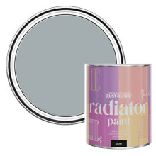 Grey Heat Resistant Radiator Paint in Gloss Finish - Mineral Grey 750ml