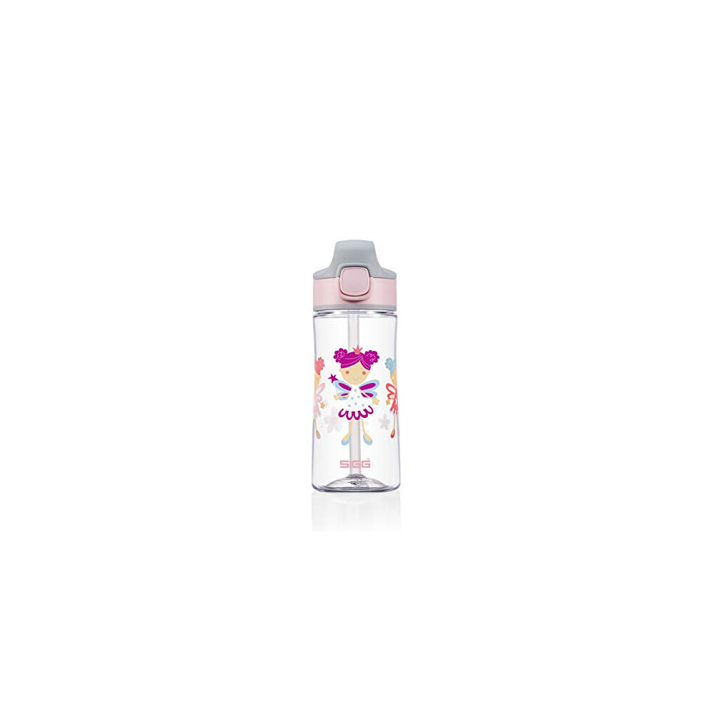 - Aluminium Kids Water Bottle - Miracle Fairy - With Straw - Leakproof - Lightweight - BPA Free - Scratch & Break