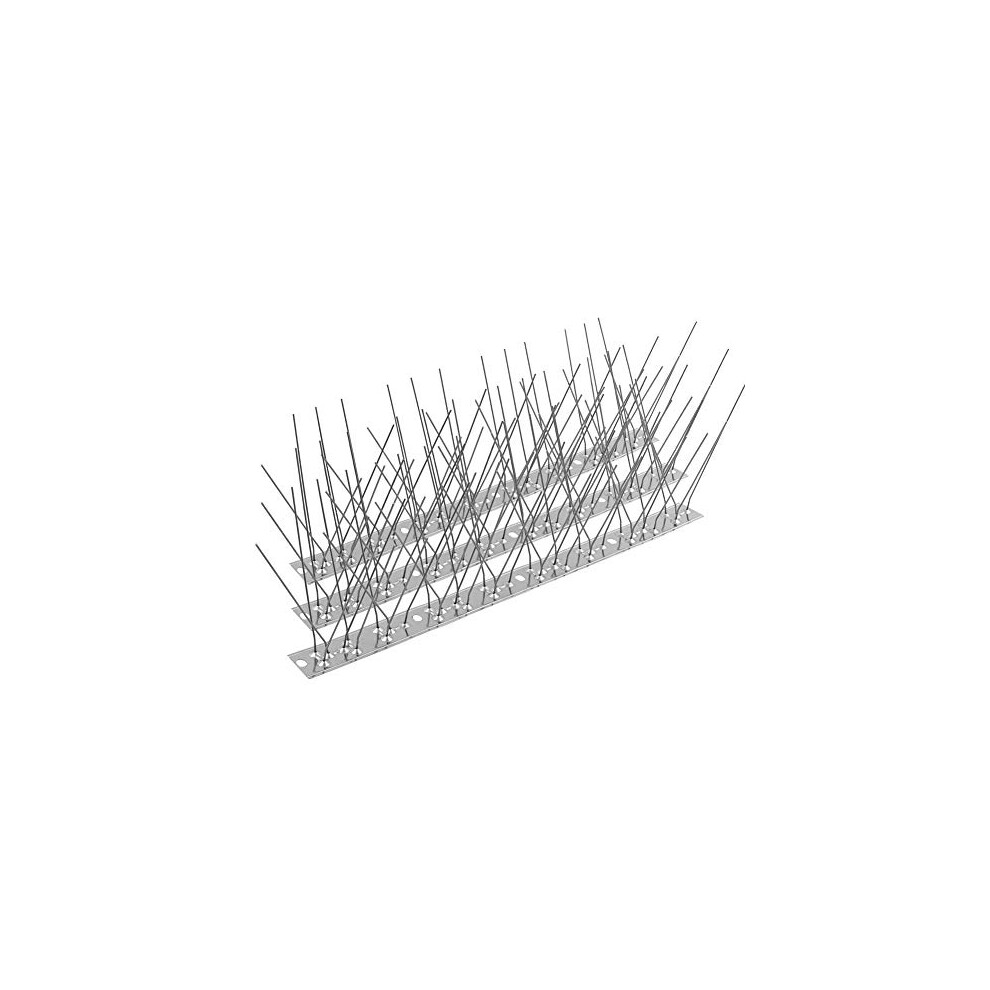 Bird Spikes for Pigeons Small Birds, Pigeon Spikes Kit Cover 6M (20 feet), Fence Spikes Stainless Steel Bird Deterrent