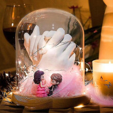 Couples Hand Casting Kit – DIY Plaster Keepsake Statue for Anniversary or Valentine, Includes Molding & Casting Supplies