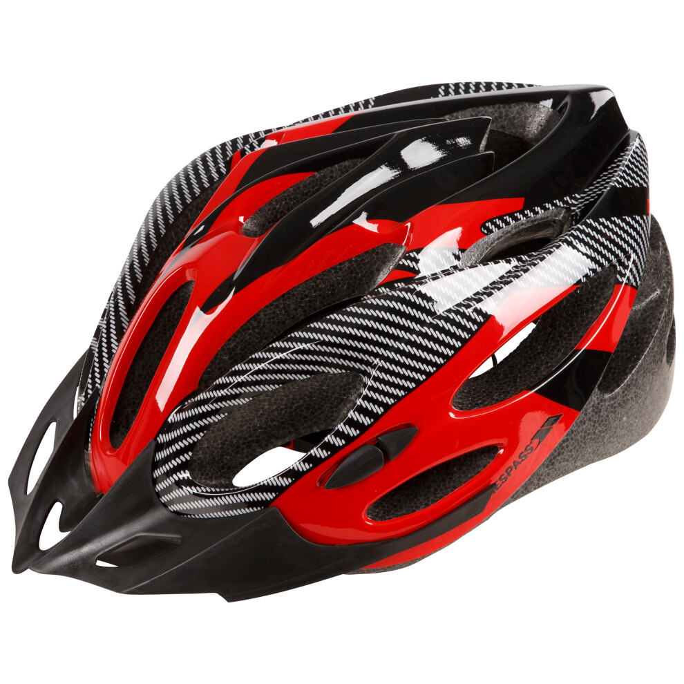 Trespass (L/Xl, Red X) Adult Bike Helmet Crankster
