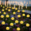 Solcellsdriven spotlight utomhus LED trädgård gräsmatta landskapsvägglampa 3