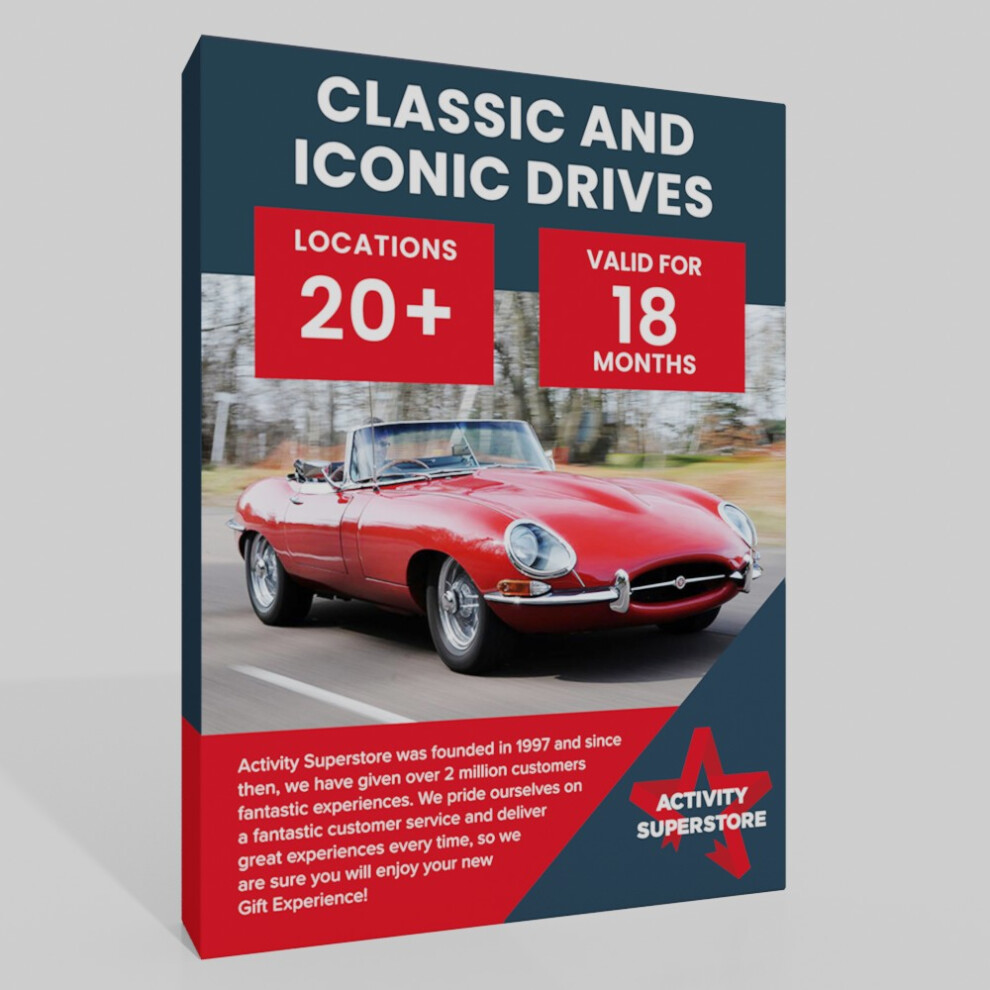 Activity Superstore Classic and Iconic Drives Gift Experience-image-OPC-PDNRNMN-NEW