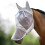 CareMaster Horse Fly Mask Long Nose with Ears Full Face Moonlight Silver Medium Cob 1