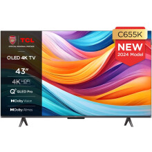 TCL 43C655K QLED 4K Ultra HD Smart TV