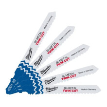 Zaagbladen voor decoupeerzaag hout en metaal - BI 91 X 2.5 / 1.8 MM - MILWAUKEE - 4932430142
