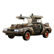 Figurine Hot Toys MMS738 - Back To The Future III - Delorean Time Machine
