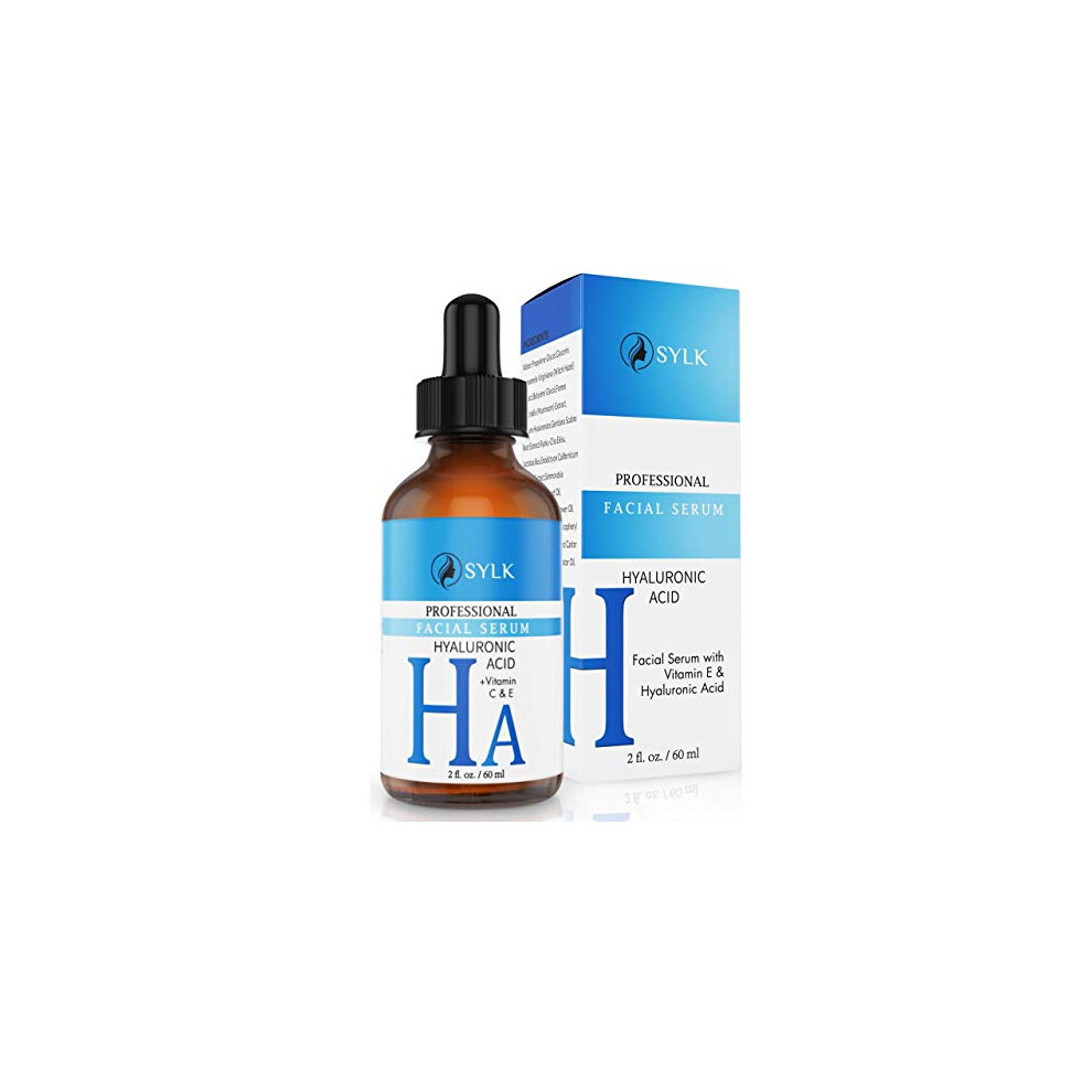 Hyaluronic Acid Serum for Face with Vitamin C & E | Microneedling Serum for Derma Roller | Anti Aging Hydrating Serum |