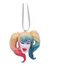 Officially Licensed Harley Quinn Hanging Ornament, Yellow, 8cm