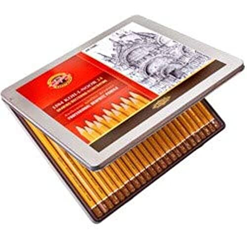 8B-10H Graphite Pencil in Tin (Pack of 24) 2