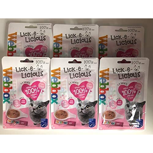 Webbox Lick-e-licious Rich in Salmon (Pack of 6)