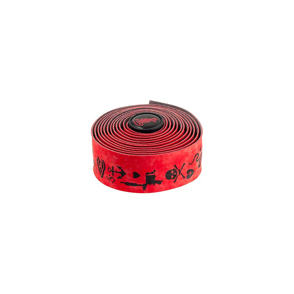 Mike Giant Velvet Handlebar Tape, Red