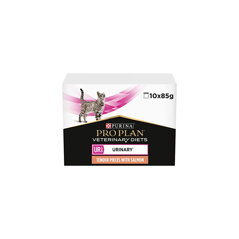 Purina Pro Plan Veterinary Diets Feline Ur Urinary - Salmon - 10 X 85G - Image 6
