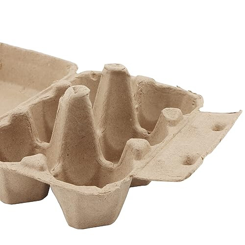 40 PCS 6 Count Cardboard Paper Egg Boxes, Pulp Egg Cartons Egg Container for Farm, Home 2