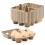 40 PCS 6 Count Cardboard Paper Egg Boxes, Pulp Egg Cartons Egg Container for Farm, Home 1