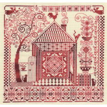 - Counted Cross Stitch Kit - Hearth and Home - SO-0886-14 Count - Aida - 11.81 x 11.81 inch - DIY kit