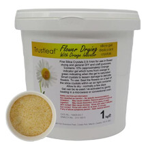 1kg / 2.2lbs TUB Flower Drying Silica Gel Grains with Orange Indicator 0.5-1mm (1kg TUB - f-Oi)