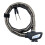 Fischer Link Cable Lock Length 70 cm Diameter 18 mm, Black 70 1