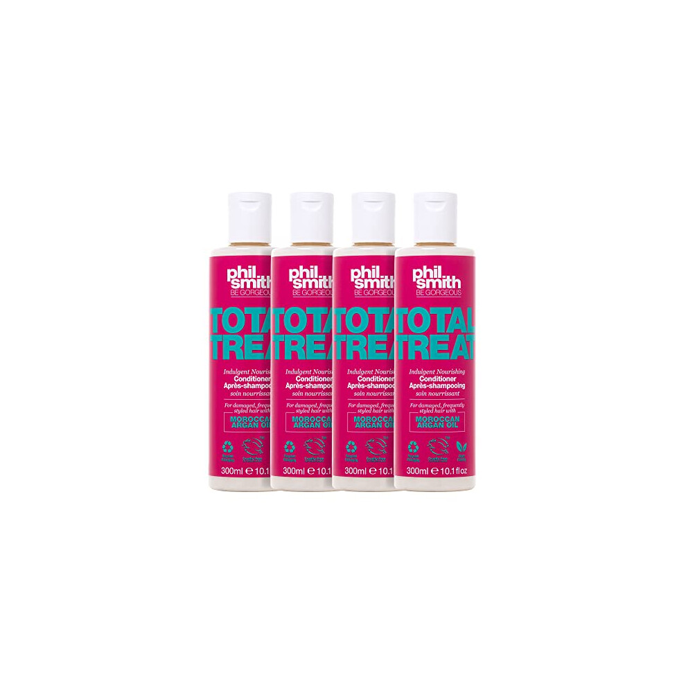 Phil Smith Be Gorgeous Total Treat Indulgent Nourishing Conditioner For Damaged Hair, Moroccan Argan Oil, Helps Restore Damaged,