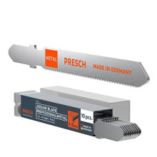 Jigsaw blades Metal 10 pcs. - For stainless steel, INOX (1-3mm) - Durable T-shank saw blades for all jigsaws - Clean