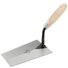 5844-A Catalonian Forged Trowel with Wooden Handle 180 x 115 mm
