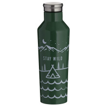 Pure Stay Wild Steel Double Walled Water Bottle, 500 ML