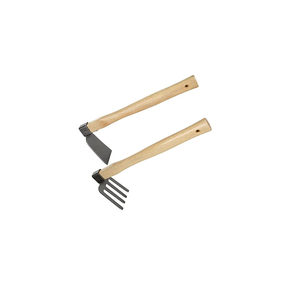 Jmiatry Garden Digging Hoe And Rake, Hoe Garden Tool, Garden Hoe And Rake For Weeding, Planting Soil Smoothing And Loosening