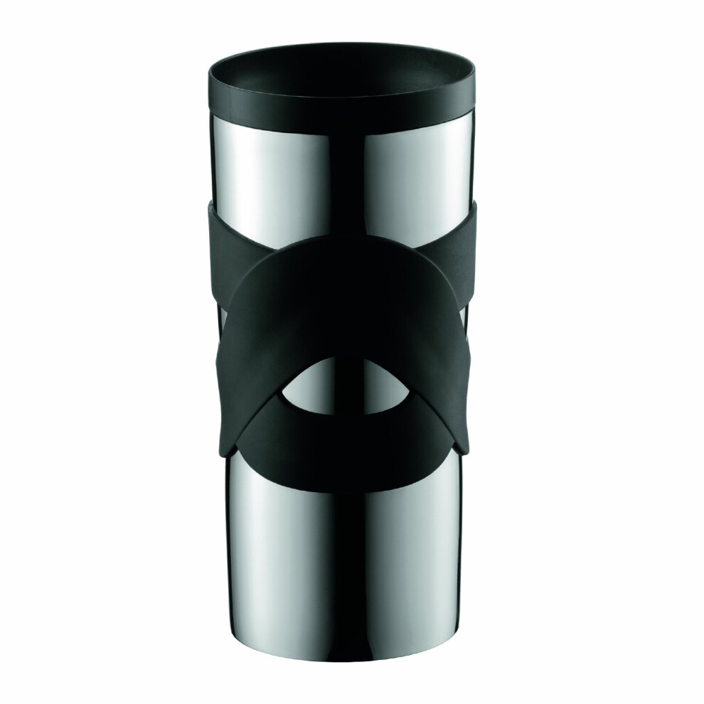 Stainless Steel Travel Vacuum Mug - Black