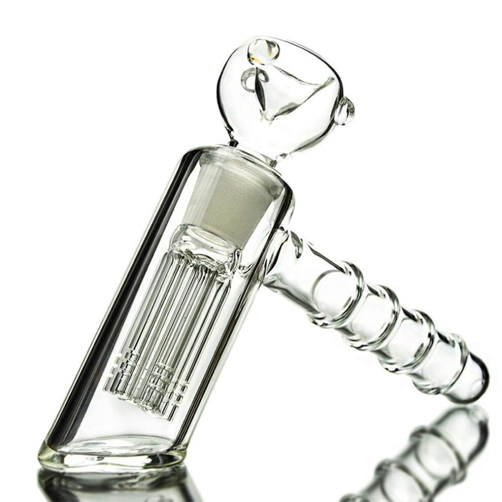 Rora Glass Bongs Water Pipes Hammer 6 Arm Perc Recglass Percolator Bubbler 18.8Mm Glass Bongs Matrix Handmade Pipes Mini