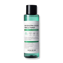 AHA BHA PHA 30 Days Miracle Toner - 5.07Oz, 150ml - Made from Tea Tree Leaf Water for Sensitive Skin - Mild Exfoliating