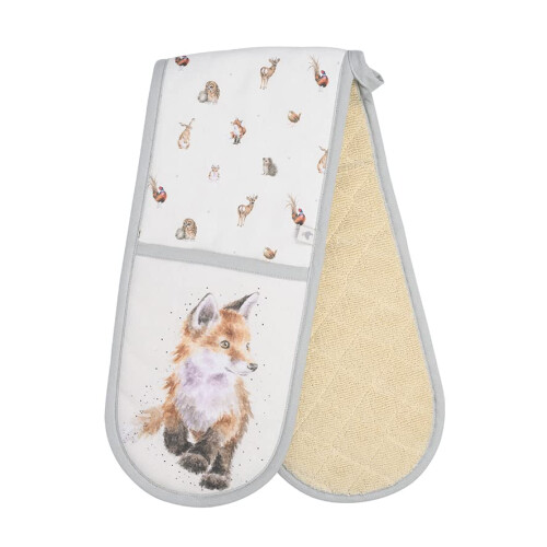 Wrendale Wrendale Designs Woodlanders Double Oven Glove (Hedgehog)