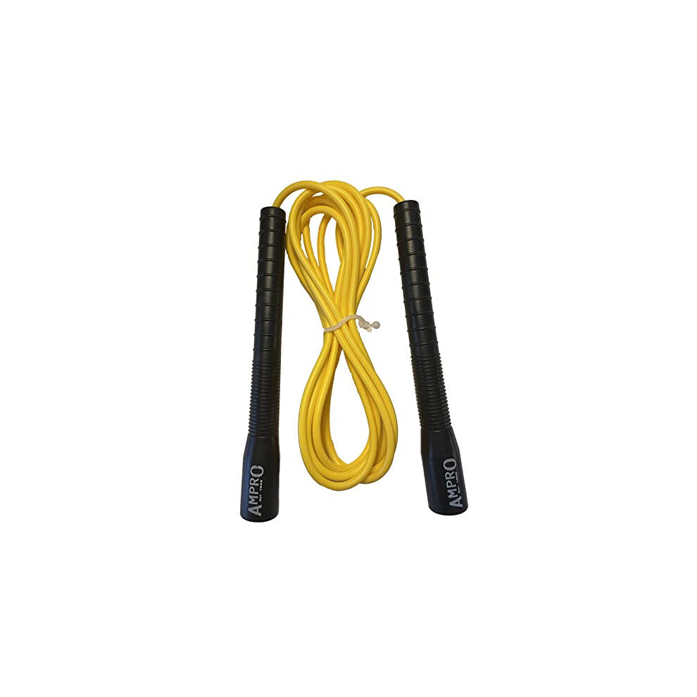 Trickstar Long Handle Freestyle Jump Rope - Skipping Rope - Black/Yellow