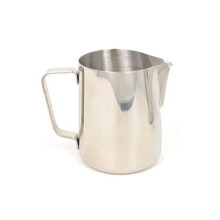 Classic Milk Pitcher 20oz/500ml - Stainless Steel Milk Frothing Jug Measuring Cup with Internal Markings for Coffee,