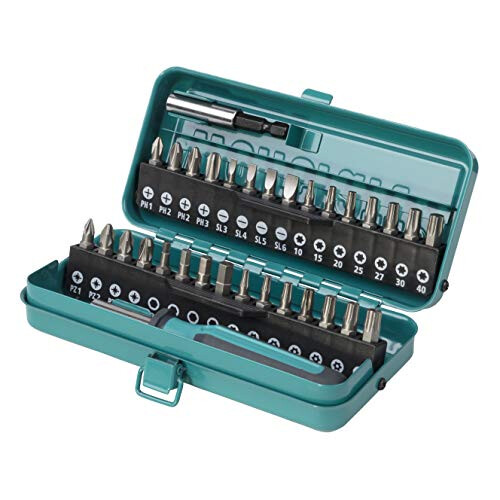 wolfcraft Bit Box Flat / Crosshead (PH/PZ) / TORX (T) / TORX With Bore Hole / Hexagonal, 32 Pcs. I 1388000
