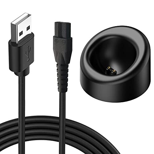 Charger Dock Compatible with Manscaped Lawn Mower 3.0 2.0 The Weed Whacker Electric Groin Hair Trimmer, for Male Hygiene