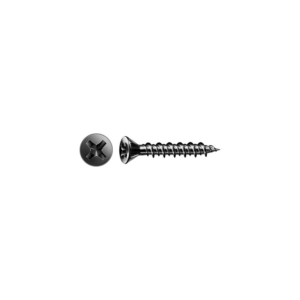 GIX-C Drywall Screws 3.9 x 25 mm HiLo Thread 1000 Pieces Small Router Head, Phillips H2, Drywall Screws for Plasterboard