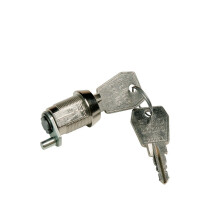 AB SLOT2 Lock with 2 keys for FL/Spazio/Pre/Easy roof boxes, Chrome