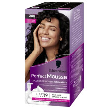 Perfect Mousse - Ammonia-Free Permanent Foam Hair Colour - Black 200